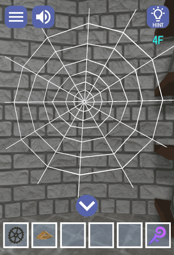  ドラゴンと魔法使いの住む塔_4階_蜘蛛の巣を入手する