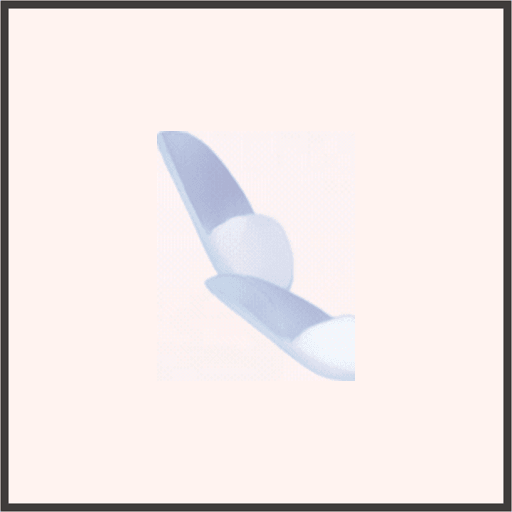 ルームシューズ（白）