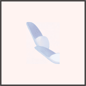 ルームシューズ（白）