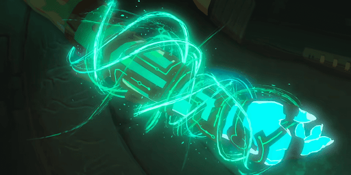 右腕で能力を使って冒険できる