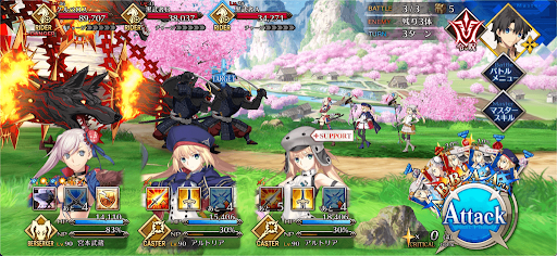 fgo-ケルベロスハント_バトル