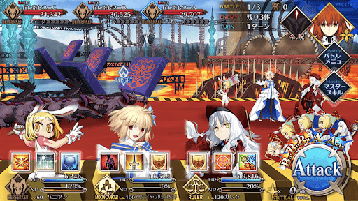 fgo-第弐関門 ボコボコ_バトル1