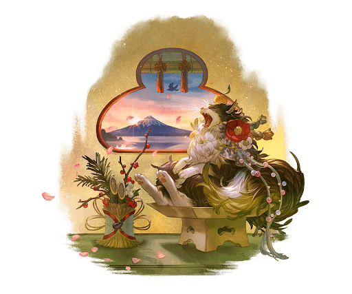 謹賀開運招き猫スキンセット・イーウィヤ