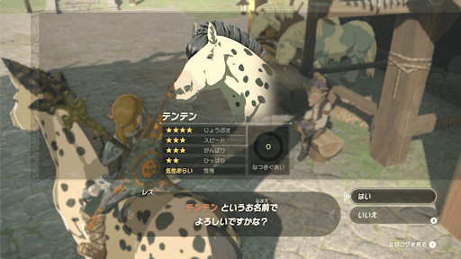 クリア後にテンテンを登録できる