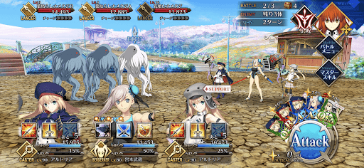 fgo-キャスト体験！フラワーパークを手入れしよう！_バトル2