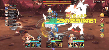 ケルベレンのバトル中の画面画像