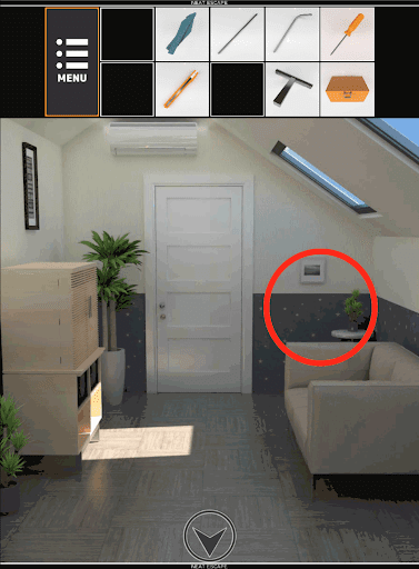 屋根裏部屋からの脱出