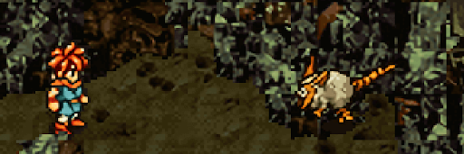 クロノトリガー_未来16号廃墟_走るネズミ