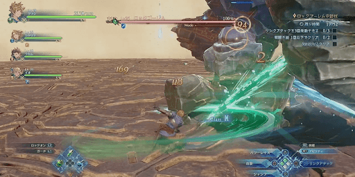 敵に攻撃を当てる