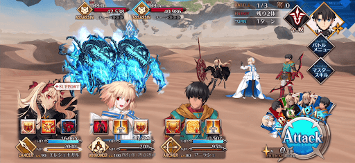 エレシュキガル霊衣獲得クエスト1戦