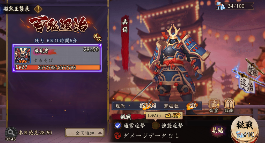 鬼童丸超鬼王百鬼首領退治