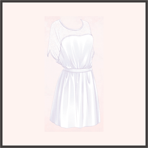 シースルーワンピ（白）