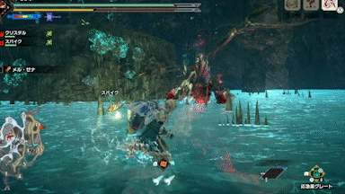 回転突進からの衝撃波