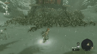 火を起こしてイバラを燃やす