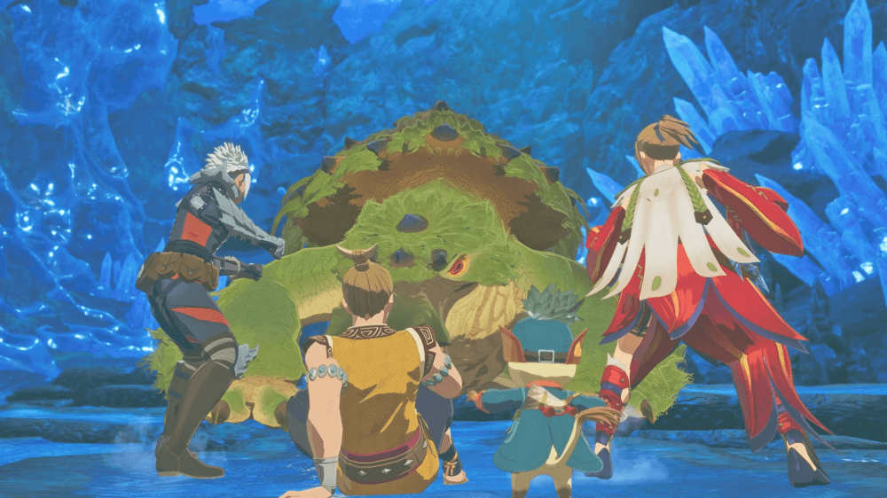 滝隠しの氷窟北東でヨツミワドウを倒す