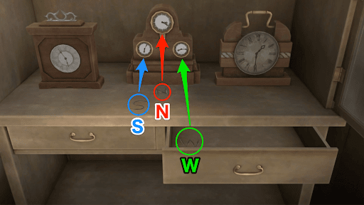 時計の時間と文字の位置を覚える