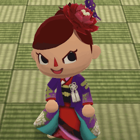 雅な和服コーデの画像