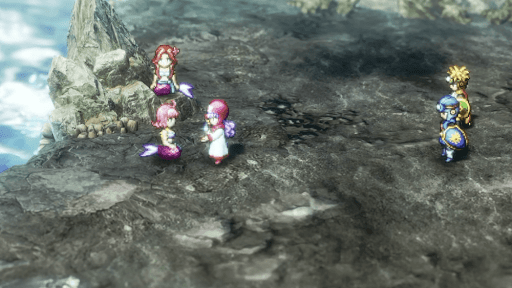 ドラクエ2リメイク_11.人魚の岩場まで