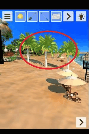 ビーチからの脱出-新作脱出げーむ_時計