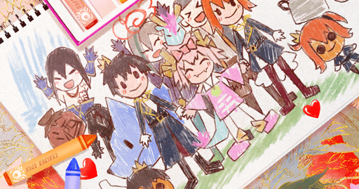 fgo-クレヨンチョコとおえかき