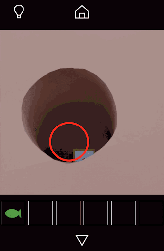 Dango_穴の中に入る