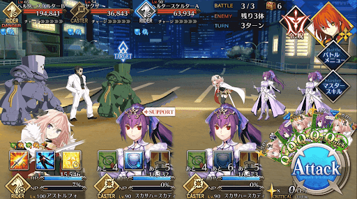 fgo-ヘルタースケルターハント_バトル