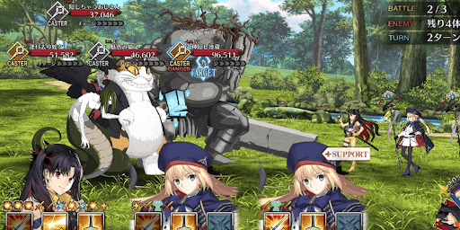 fgo-隈乃温泉十怪談その玖神隠しの裏山_バトル2