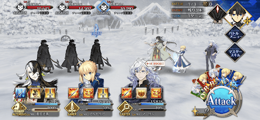 fgo-辺境の村_バトル1