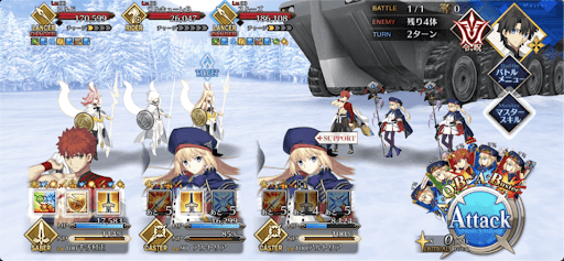 fgo-リコレクション「ワルキューレ戦」1/1-2