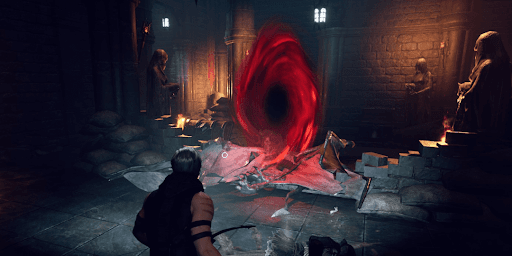 ボスエリアにワープするポータル