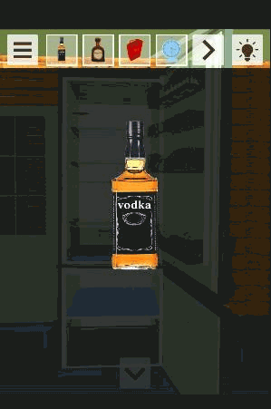 ビーチからの脱出-新作脱出げーむ_ウォッカとコップ