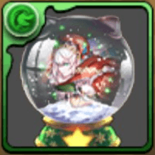 聖夜の疾走・オーディン＆フリッグのスノードーム