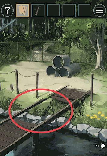 あの夏の日から脱出_壊れた橋