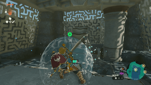 水の力を使って水栓を開ける