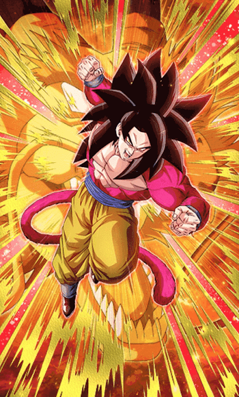 希望を背負った一撃・超フルパワーサイヤ人4孫悟空