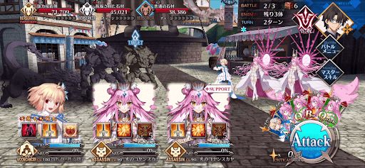 fgo-らぶらぶ鎮圧戦 像の修繕を阻止せよ！_バトル2