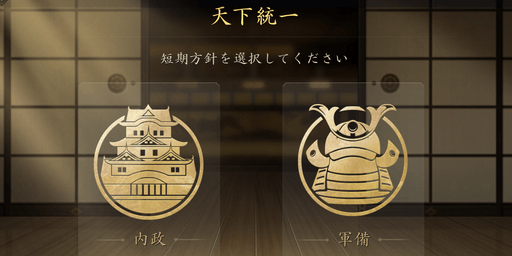 軍備と内政のいずれかを選択