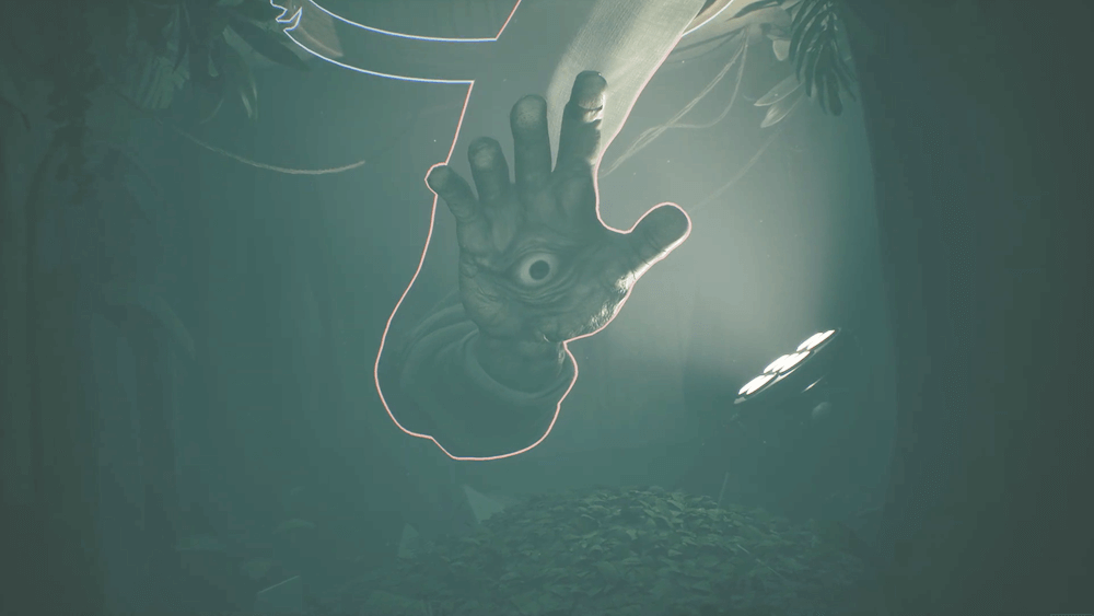 長い手足で病院内を監視