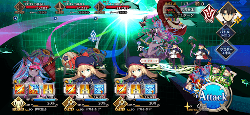 fgo-極静域の鯨波(2/6)1戦-1