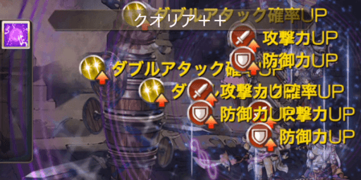 攻撃や防御性能を上げられる