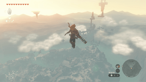 西にジャンプする