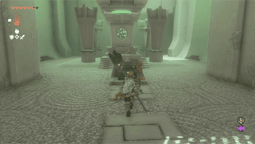 ゴールの前に宝箱がある