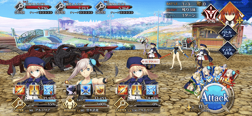 fgo-キャスト体験！フラワーパークの案内人！_バトル1