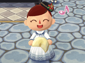 ようふくクッキーを食べる画像