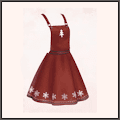 クリスマス吊りスカート
