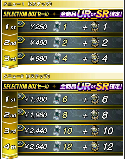 セレクションBOXセール1