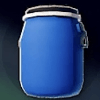 青いバケツ