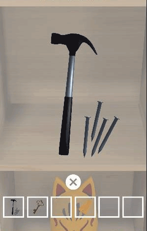 蛍の舞う星月夜_ハンマーと釘