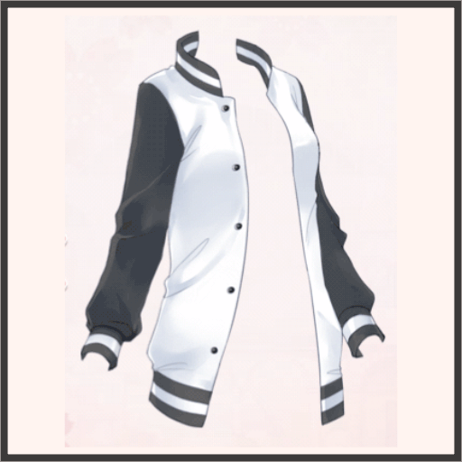 黒のスタジアムジャケット