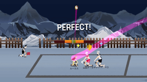 レシーブのタイミングでダメージが軽減